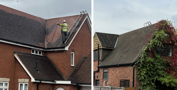 roof cleaning Coventry - 1